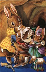 Rabbits Dressing in Costume Rabbits Dressing in Costume