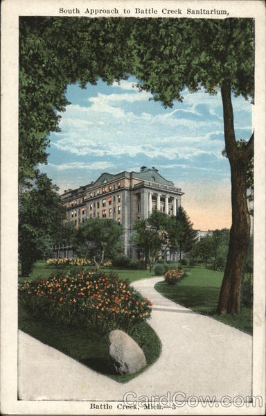 South Approach to Battle Creek Sanitarium Michigan