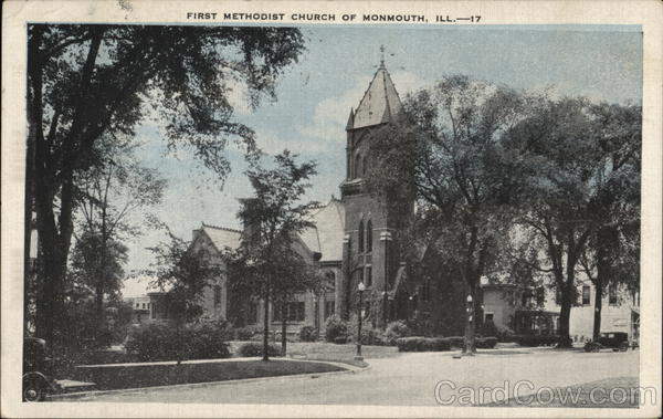Street View of First Methodist Church Monmouth Illinois