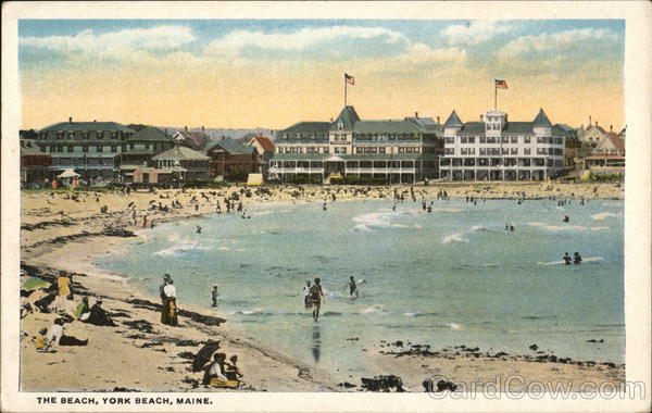 View of the Beach York Beach Maine