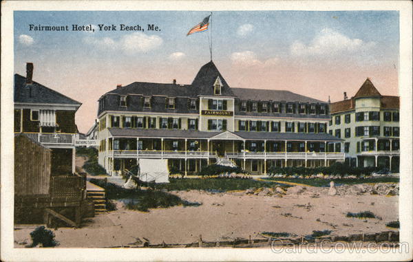 Shore View of Fairmount Hotel York Beach Maine