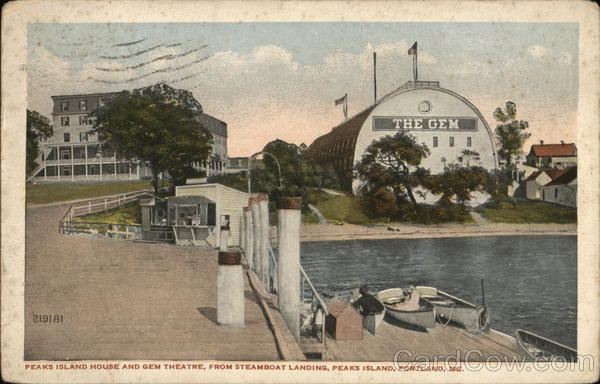 Peaks Island House and Gem Theatre Portland Maine