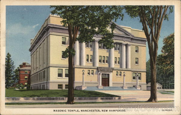 Street View of Masonic Temple Manchester New Hampshire