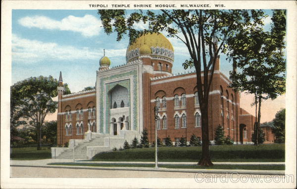 The Tripoli Temple Shrine Mosque, 3000 Wisconsin Avenue Milwaukee