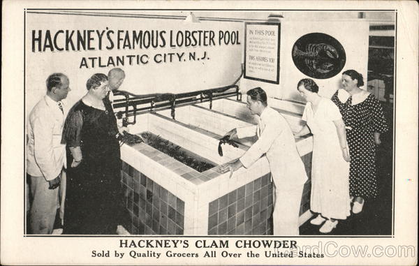 Hackney's Clam Chowder -Slod by Quality Grocers All Over the Unitedb States