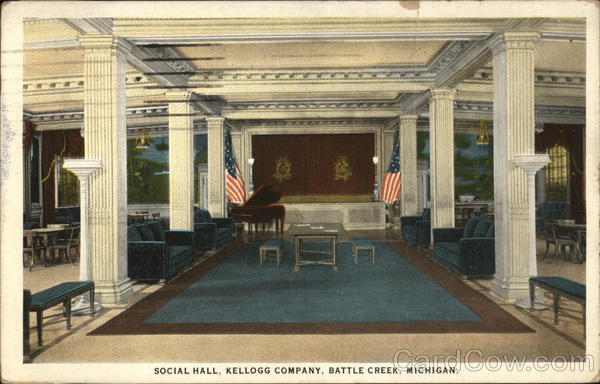 Social Hall, Kellogg Company Battle Creek Michigan