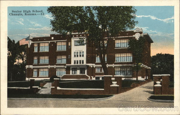 Street View of Senior High School Chanute Kansas