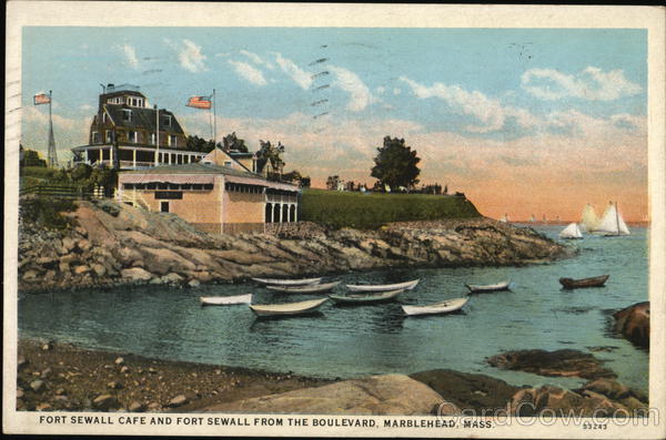 Fort Sewall Cafe and Fort Sewall Marblehead Massachusetts