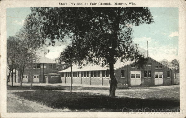 Stock Pavilion at Fair Grounds Monroe Wisconsin