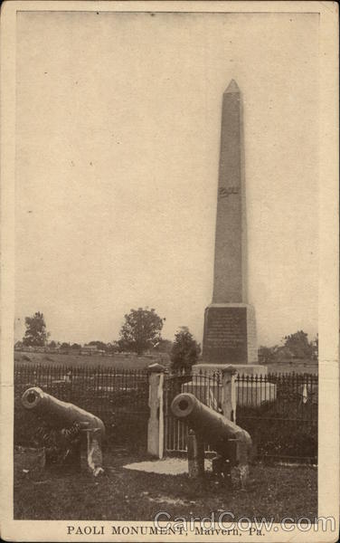 Cannons at Paoli Monument Malvern Pennsylvania