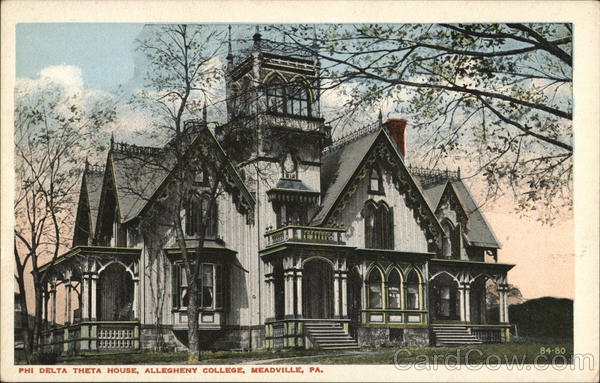 Phi Delta Theta House, Allegheny College Meadville Pennsylvania