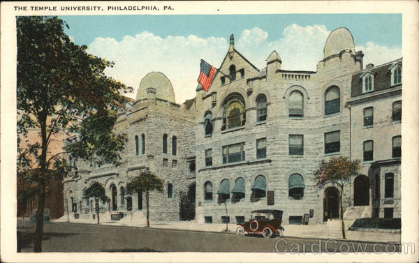 The Temple University Philadelphia Pennsylvania