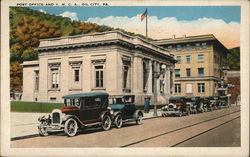 Post Office and Y.M.C.A. Oil City, PA Postcard Postcard Postcard