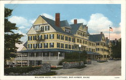 Halvern Hotel and Cottages Bar Harbor, ME Postcard Postcard Postcard