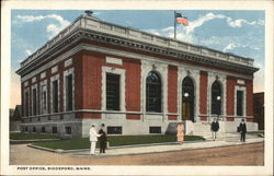 Post Office Biddeford, ME Postcard Postcard Postcard