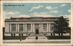 Gary Public Library Indiana Postcard Postcard Postcard