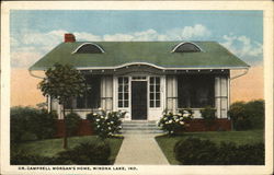 Dr. Campbell Morgan's Home Winona Lake, IN Postcard Postcard Postcard