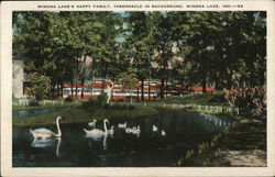 Winona Lake's Happy Family Indiana Postcard Postcard Postcard
