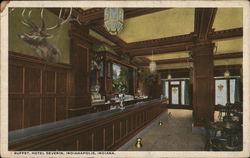 Buffet, Hotel Severin Postcard