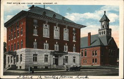 Post Office and Court House Postcard