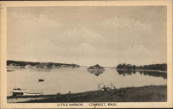 View of Little Harbor Cohasset, MA Postcard Postcard Postcard