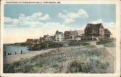 Concordville From Board Walk Postcard