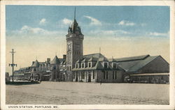 Union Station Portland, ME Postcard Postcard Postcard