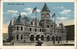 Post Office Augusta, ME Postcard Postcard Postcard