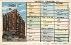 Jerome Hotel, 416 Francis St. Jerome Hotel, 416 Francis St.
