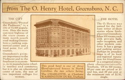 The O. Henry Hotel Postcard