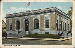 Street View of Post Office Postcard