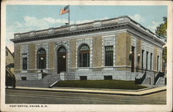 Street View of Post Office Dover, NH Postcard Postcard Postcard