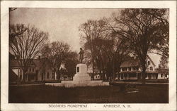 Soldiers Monument Postcard