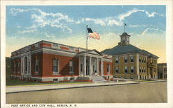 Post Office and City Hall Postcard