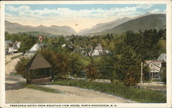 Franconia Notch From Mountain View House North Woodstock, NH Postcard Postcard Postcard