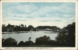 Glimpse of the Inlet from North Drive Postcard