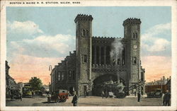 Boston & Maine R.R. Station Postcard