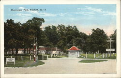 Chautauqua Park Fairfield, IA Postcard Postcard Postcard