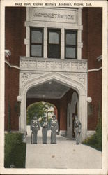 Sally Port, Culver Military Academy Postcard