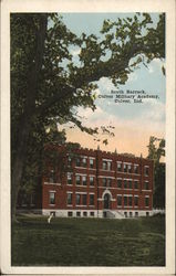 South Barrack, Culver Military Academy Postcard