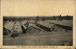 Mess Shacks and Tents, Camp Hancock Augusta, GA Postcard Postcard Postcard