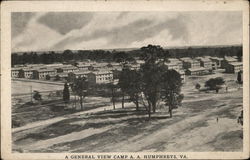 A General View, Camp A.A. Humphreys Postcard
