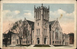 Street View of Methodist Church Postcard