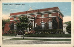 Public Library Oskaloosa, IA Postcard Postcard Postcard