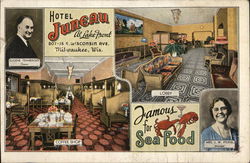 Hotel Juneau at Lakefront Milwaukee, WI Postcard Postcard Postcard
