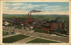 The Goodyear Tire and Rubber Company's Great Factory Postcard