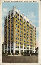 The United Life Insurance Company Building Salina, KS Postcard Postcard 