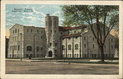 Masonic Temple Appleton, WI Postcard Postcard Postcard