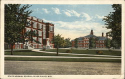 State Normal School River Falls, WI Postcard Postcard Postcard