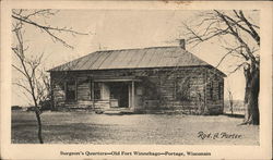 Surgeon's Quarters - Old Fort Winnebago Postcard